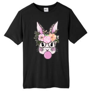 Cute Easter Bunny With Flower Crown And Bubblegum Tall Fusion ChromaSoft Performance T-Shirt