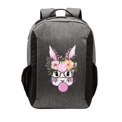 Cute Easter Bunny With Flower Crown And Bubblegum Vector Backpack