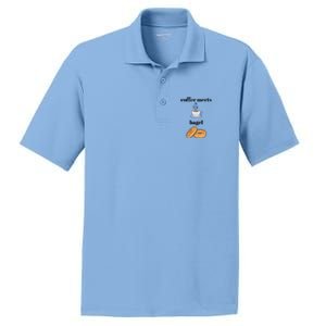 Coffee Er Bagels Food Lover Funny Coffee Meets Bagels Gift PosiCharge RacerMesh Polo