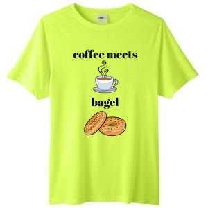 Coffee Er Bagels Food Lover Funny Coffee Meets Bagels Gift Tall Fusion ChromaSoft Performance T-Shirt