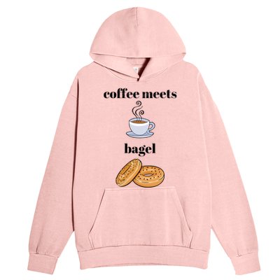 Coffee Er Bagels Food Lover Funny Coffee Meets Bagels Gift Urban Pullover Hoodie