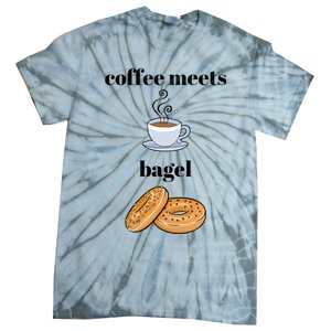 Coffee Er Bagels Food Lover Funny Coffee Meets Bagels Gift Tie-Dye T-Shirt