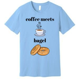 Coffee Er Bagels Food Lover Funny Coffee Meets Bagels Gift Premium T-Shirt