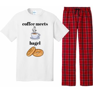 Coffee Er Bagels Food Lover Funny Coffee Meets Bagels Gift Pajama Set