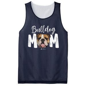 Cute English Bulldog Mom Top, Funny Dog Walking For Women Mesh Reversible Basketball Jersey Tank