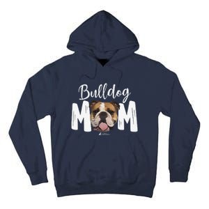 Cute English Bulldog Mom Top, Funny Dog Walking For Women Tall Hoodie