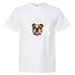 Cute English Bulldog Mom Top, Funny Dog Walking For Women Garment-Dyed Heavyweight T-Shirt