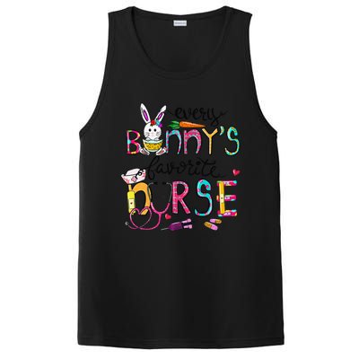 Cute Every Bunnys Is Favorite Nurse Cute Bunnies Easter Eggs PosiCharge Competitor Tank