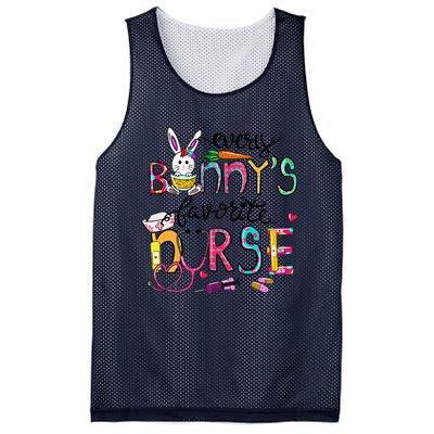 Cute Every Bunnys Is Favorite Nurse Cute Bunnies Easter Eggs Mesh Reversible Basketball Jersey Tank