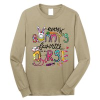 Cute Every Bunnys Is Favorite Nurse Cute Bunnies Easter Eggs Long Sleeve Shirt