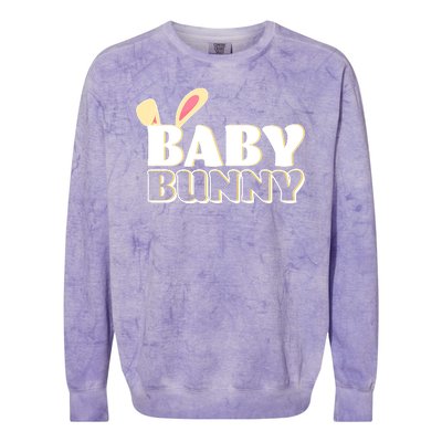 Cute Easter Baby Bunny Matching Family Shirts Colorblast Crewneck Sweatshirt