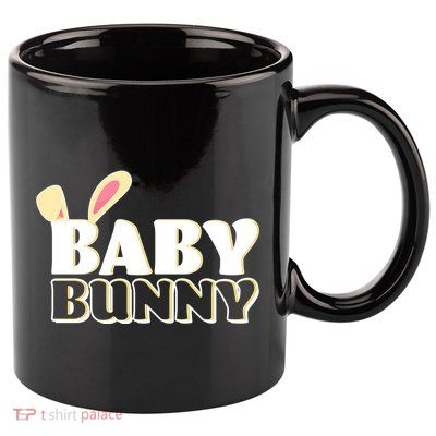 Cute Easter Baby Bunny Matching Family Shirts 11oz C Handle Ceramic Mug