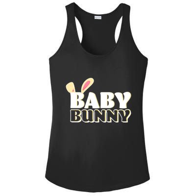 Cute Easter Baby Bunny Matching Family Shirts Ladies PosiCharge Competitor Racerback Tank