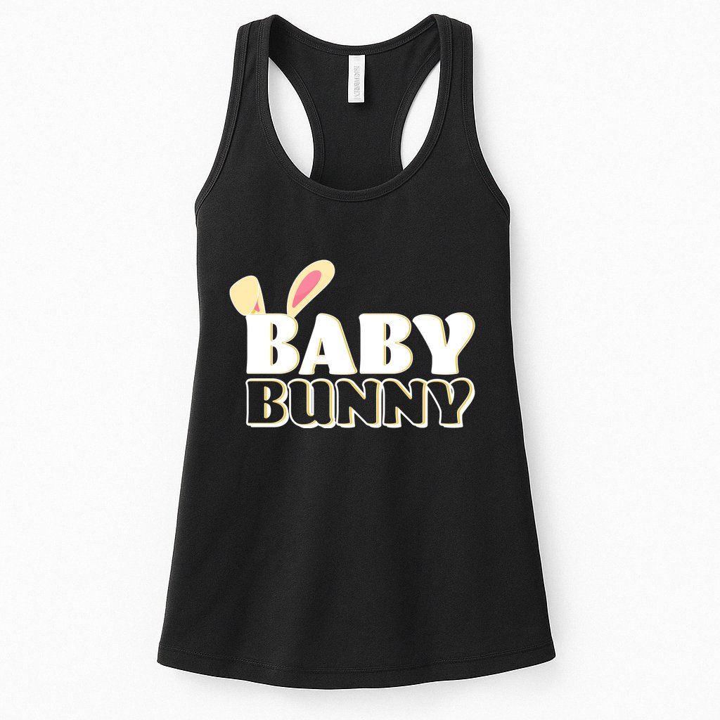 Cute Easter Baby Bunny Matching Family Shirts Womens Tank Top