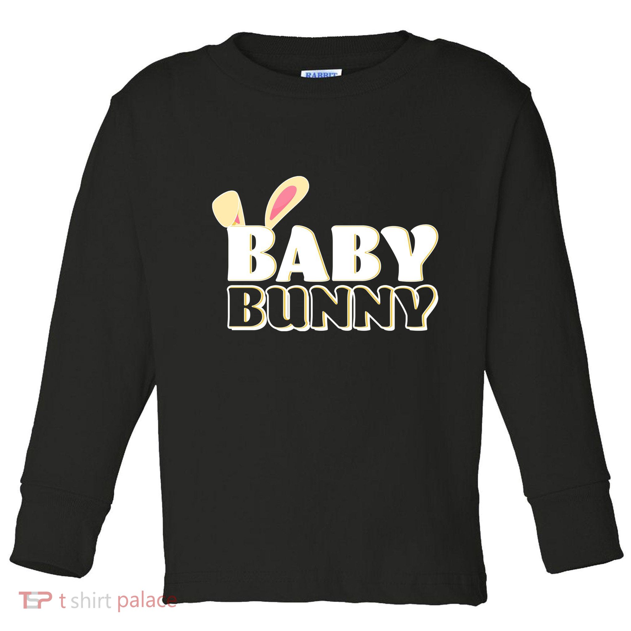 Cute Easter Baby Bunny Matching Family Shirts Toddler Long Sleeve Shirt