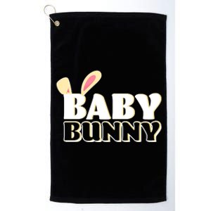 Cute Easter Baby Bunny Matching Family Shirts Platinum Collection Golf Towel