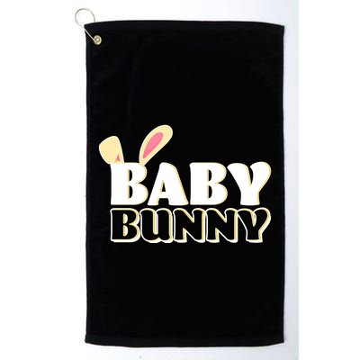Cute Easter Baby Bunny Matching Family Shirts Golf Towel