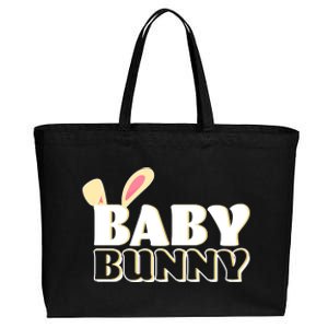 Cute Easter Baby Bunny Matching Family Shirts Cotton Canvas Jumbo Tote