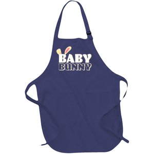 Cute Easter Baby Bunny Matching Family Shirts Full-Length Apron With Pockets