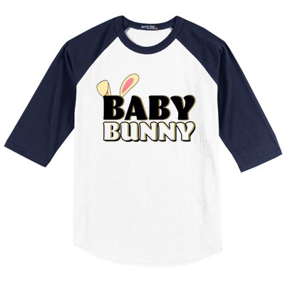 Cute Easter Baby Bunny Matching Family Shirts Baseball Sleeve Shirt