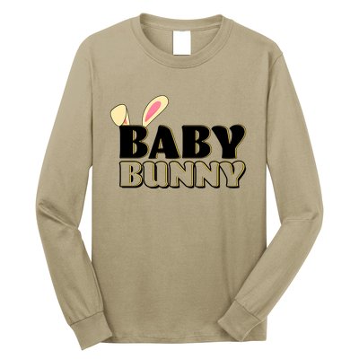 Cute Easter Baby Bunny Matching Family Shirts Long Sleeve Shirt