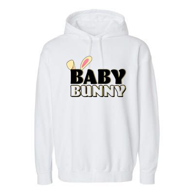 Cute Easter Baby Bunny Matching Family Shirts Garment-Dyed Fleece Hoodie