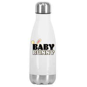 Cute Easter Baby Bunny Matching Family Shirts Stainless Steel Insulated Water Bottle