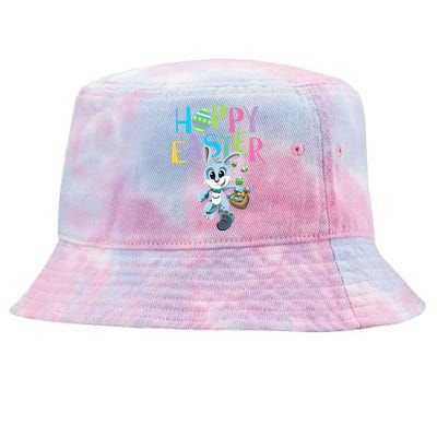 Cute Easter Bunny Love Tie-Dyed Bucket Hat