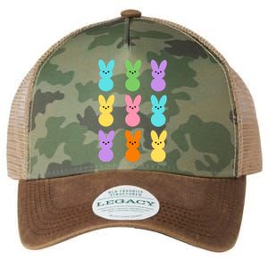 Colorful Easter Bunny Holiday Legacy Tie Dye Trucker Hat