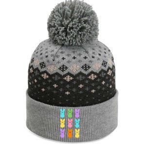 Colorful Easter Bunny Holiday The Baniff Cuffed Pom Beanie