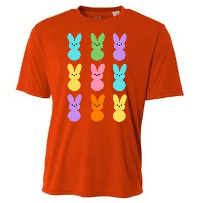 Colorful Easter Bunny Holiday Cooling Performance Crew T-Shirt