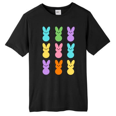 Colorful Easter Bunny Holiday Tall Fusion ChromaSoft Performance T-Shirt