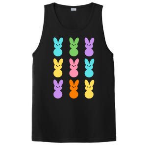 Colorful Easter Bunny Holiday PosiCharge Competitor Tank