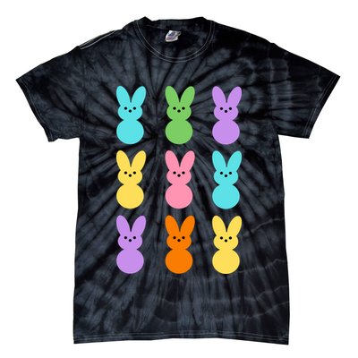Colorful Easter Bunny Holiday Tie-Dye T-Shirt