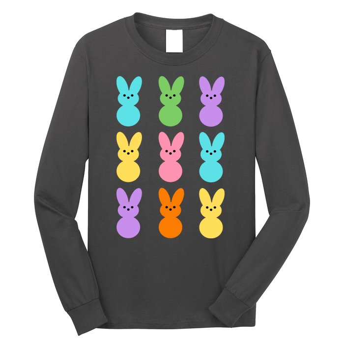 Colorful Easter Bunny Holiday Long Sleeve Shirt