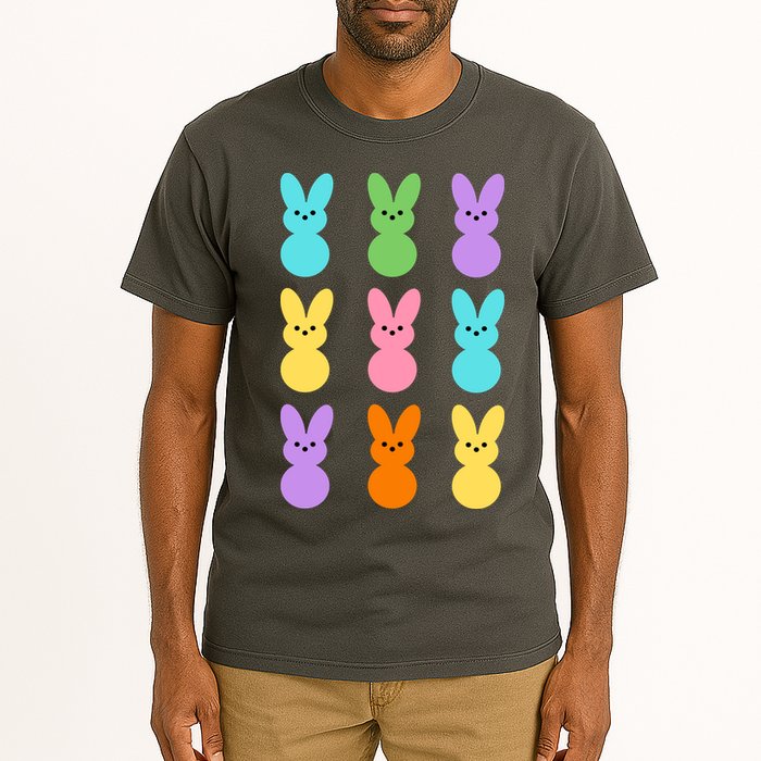 Colorful Easter Bunny Holiday Tall T-Shirt