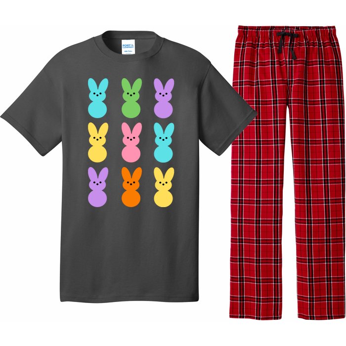 Colorful Easter Bunny Holiday Pajama Set