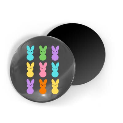 Colorful Easter Bunny Holiday Magnet