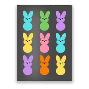 Colorful Easter Bunny Holiday Poster