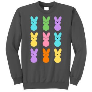 Colorful Easter Bunny Holiday Tall Sweatshirt