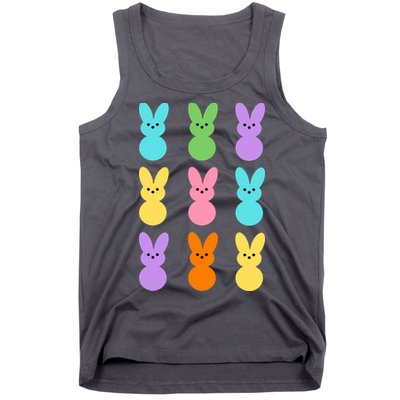 Colorful Easter Bunny Holiday Tank Top