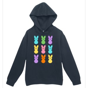 Colorful Easter Bunny Holiday Urban Pullover Hoodie