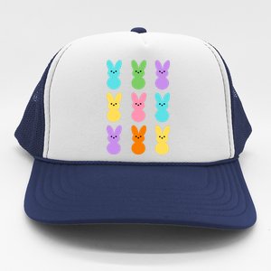 Colorful Easter Bunny Holiday Trucker Hat