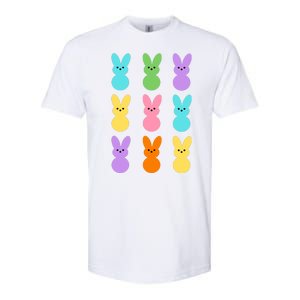 Colorful Easter Bunny Holiday Softstyle® CVC T-Shirt