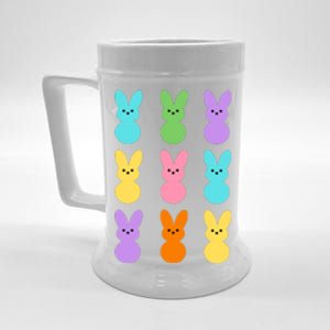 Colorful Easter Bunny Holiday Beer Stein