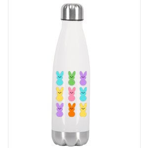 Colorful Easter Bunny Holiday Stainless Steel Insulated Water Bottle