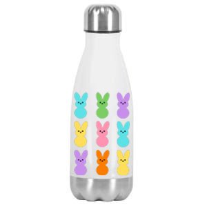 Colorful Easter Bunny Holiday Stainless Steel Insulated Water Bottle