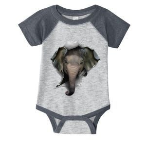 Cute Elephant Baby Elephant Lover Safari African Elephant Infant Baby Jersey Bodysuit