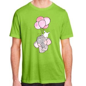 Cute Elephant Balloons Birthday Gift Adult ChromaSoft Performance T-Shirt