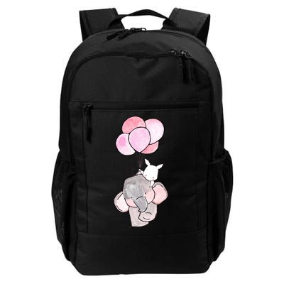 Cute Elephant Balloons Birthday Gift Backpack